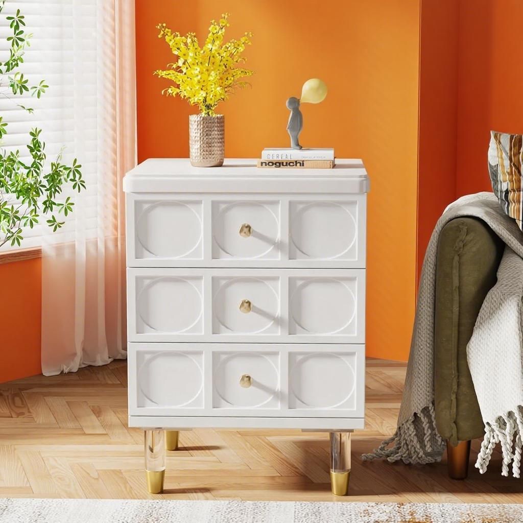 Nightstand Bedside Table - Noventis Home