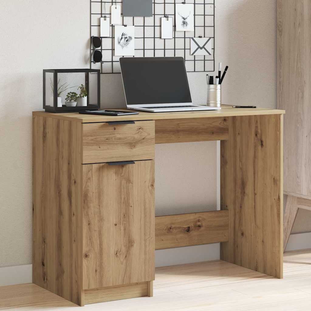 desk 100x wood - based material desk Sonoma oak 100x - Noventis Home