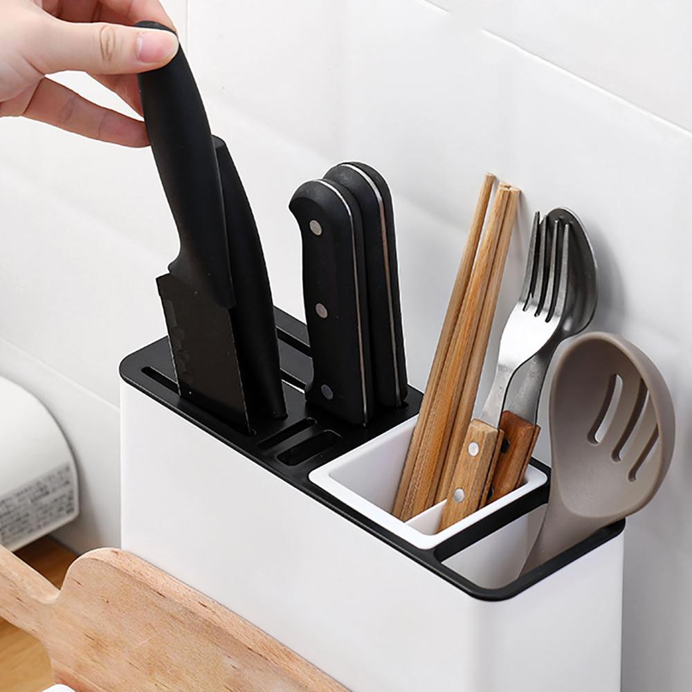 Tableware Storage Holders Kitchen Knife Plastic Storages Racks For Kitchen Convenience Cabinet Kitchen Gadgets - Noventis Home