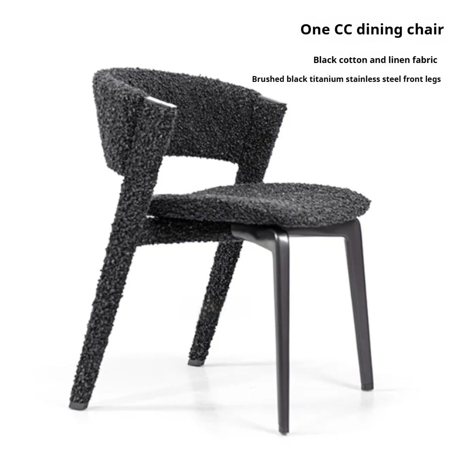 Moderne Minimalistische Woonkamerstoel, Crème - Noventis Home