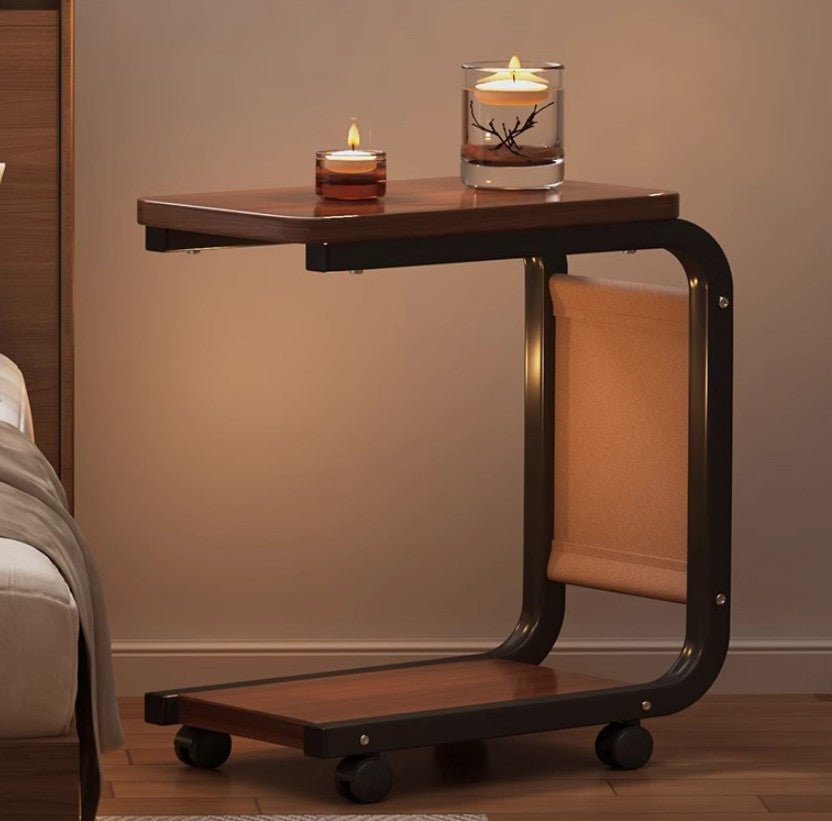 Side Table C Shaped For Sofa Coffee End Tables For Living Room Bedside Tables UK - Noventis Home