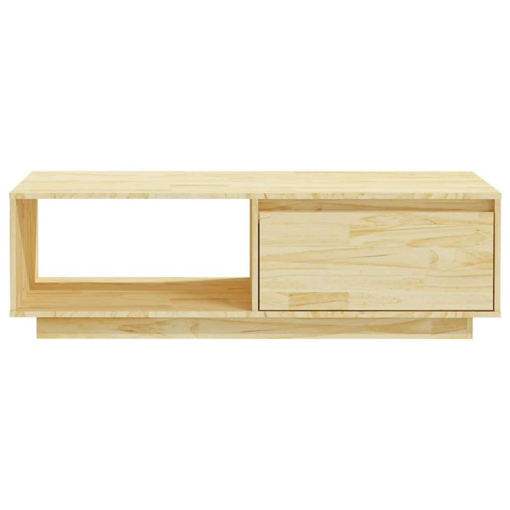 Salontafel 110x50x33,5cm, Massief Grenenhout - Noventis Home