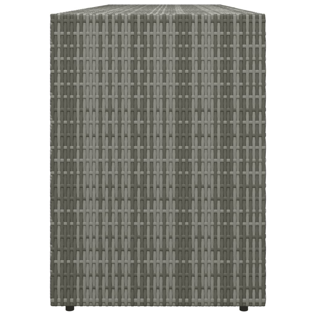 Garden Cabinet 198x55, Poly Rattan - Noventis Home