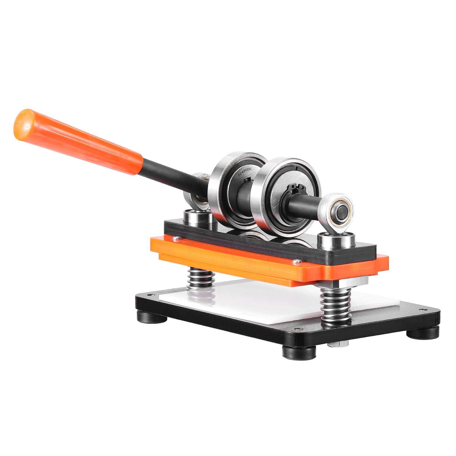 Leer Snijmachine, Handmatige Reliëfpers 18x10cm, Dubbele Geleideassen, Draagvermogen 1500kg - Noventis Home
