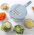 8 In 1 Mandoline Slicer Vegetable Slicer Potato Peeler Carrot Onion Grater With Strainer Vegetable Cutter Kitchen Accessories - Noventis Home