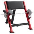 Preacher Curl Bench, Strength Training Benches, Max Load 660 LBS Home Gym Fitness Equipment, Seated Arm Isolated Barbell Dumbbell Bicep Station, Adjustable Weight Bench With Bar Holders - Noventis Home