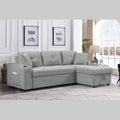 Convertible Sectional Sofa With Armrest Storage - Noventis Home