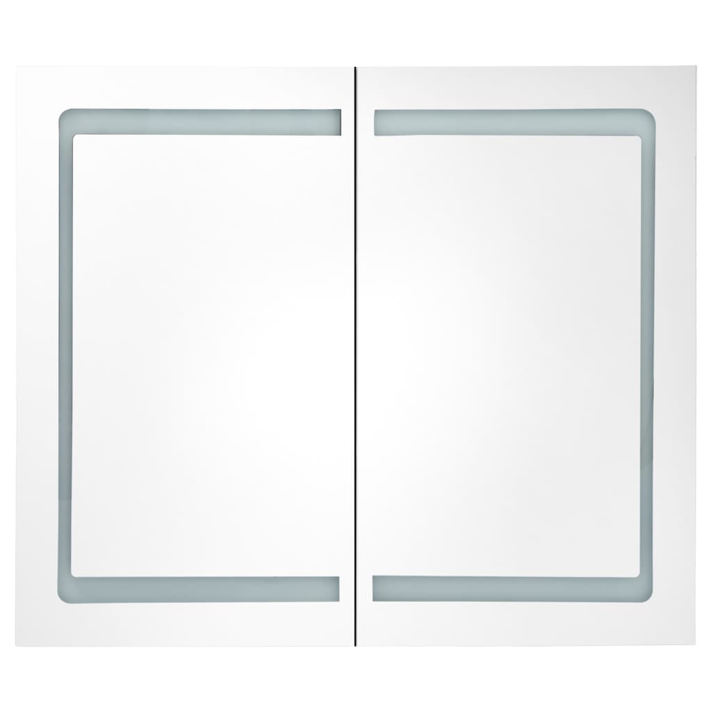 LED mirror cabinet 80x12.2x68 cm - Noventis Home