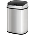 Stainless Steel Kitchen Sensor Dustbin Automatic Touchless Rubbish Garbage Waste Bin 48L Silver - Noventis Home