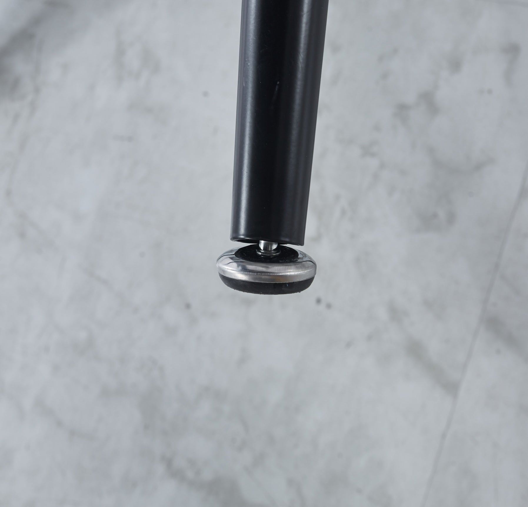 Uitschuifbare Eettafel, 100-140-180x100x75cm, Metalen Poten, Grijs MDF