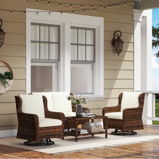 Pieces Patio Furniture Set - Noventis Home