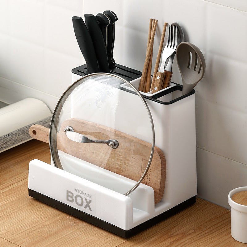 Tableware Storage Holders Kitchen Knife Plastic Storages Racks For Kitchen Convenience Cabinet Kitchen Gadgets - Noventis Home