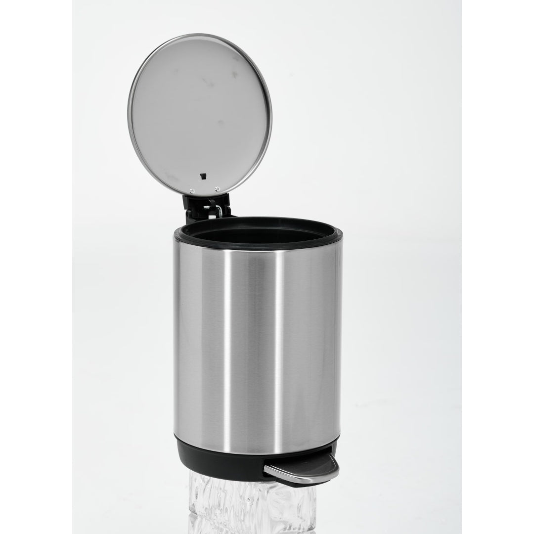 SSTC001 - 3L - S, Stainless Steel Kitchen Trash Can, 3L - Noventis Home