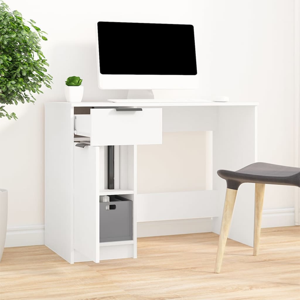 desk 100x wood - based material desk Sonoma oak 100x - Noventis Home