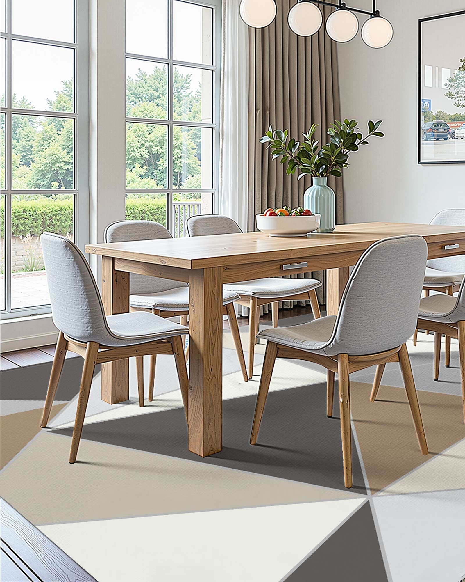 Wasbaar Vloerkleed 150x210cm, Antislip en Scheurbestendig, Huisdier- en Kindvriendelijk, voor Slaapkamer en Woonkamer, Antracietgrijs