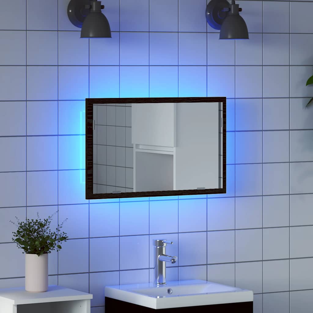 LED Badkamerspiegel 60x37 cm, Acryl, met RGB Verlichting