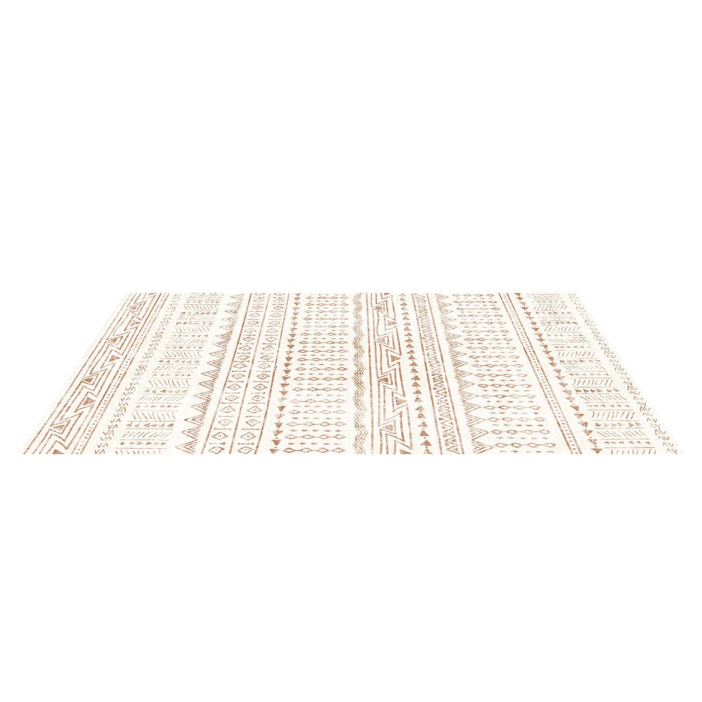 Area Rug, 5 X 7 Ft Large Washable Rug, Non - Slip And Tear - Resistant Soft Carpet, Pet Friendly Modern Area Rugs, Indoor Mat For Bedroom, Office, Living Room, Entryway, Beige - Noventis Home