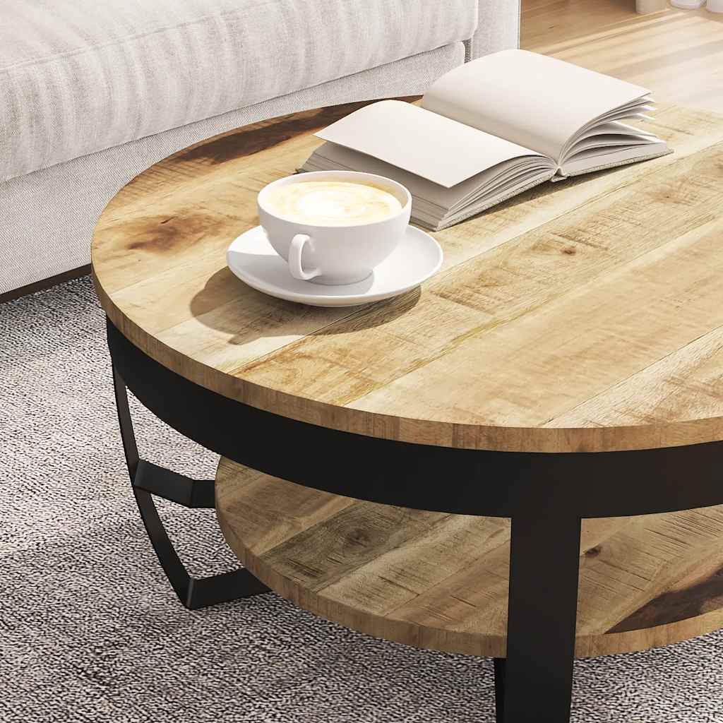 Salontafel Ruw Massief Mangohout - Noventis Home