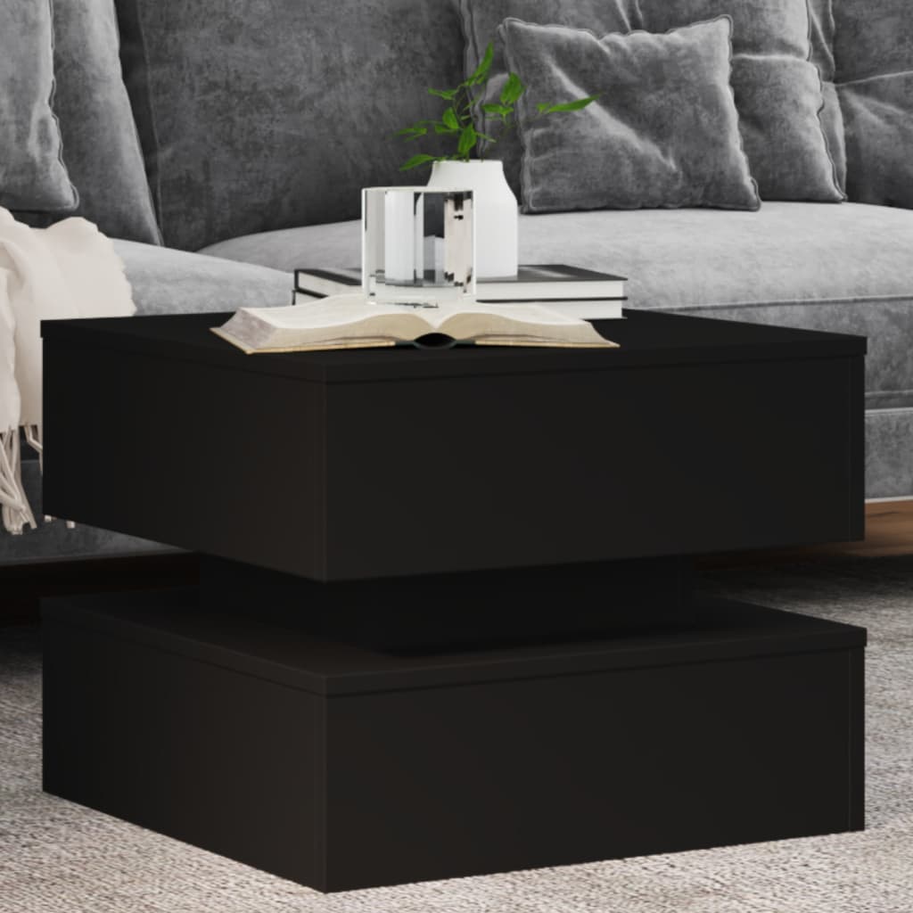 coffee table with LED lights 50x coffee table with - Noventis Home