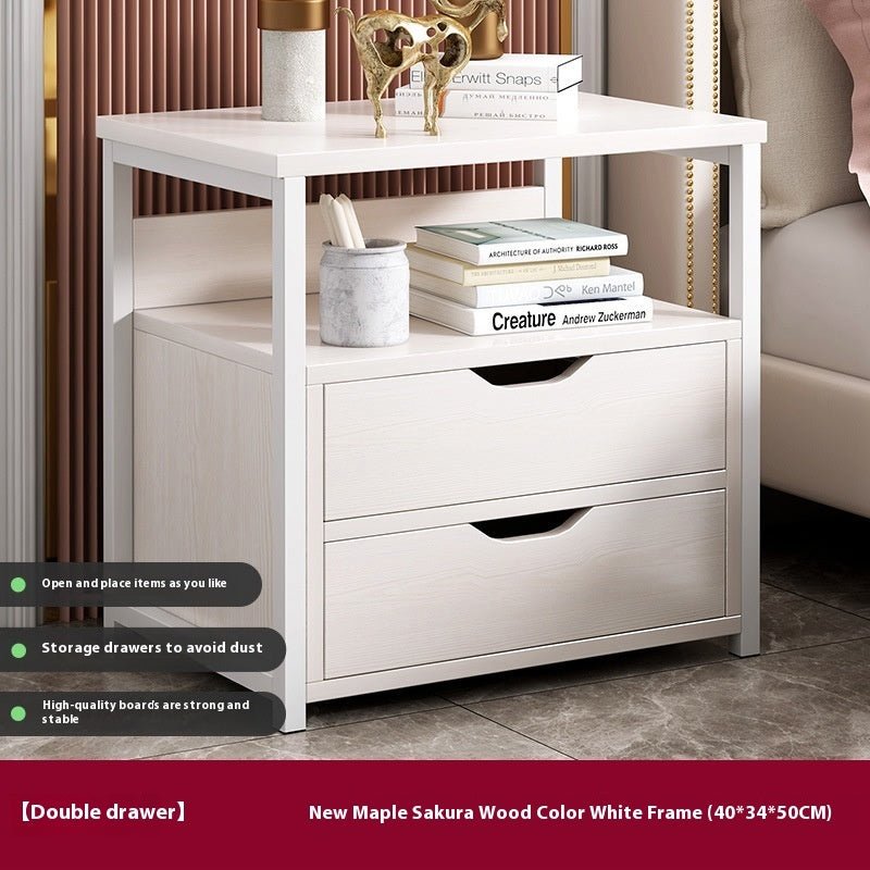 Multifunctional Bedroom Bedside Table Minimalist Bedside Storage Storage Cabinet - Noventis Home