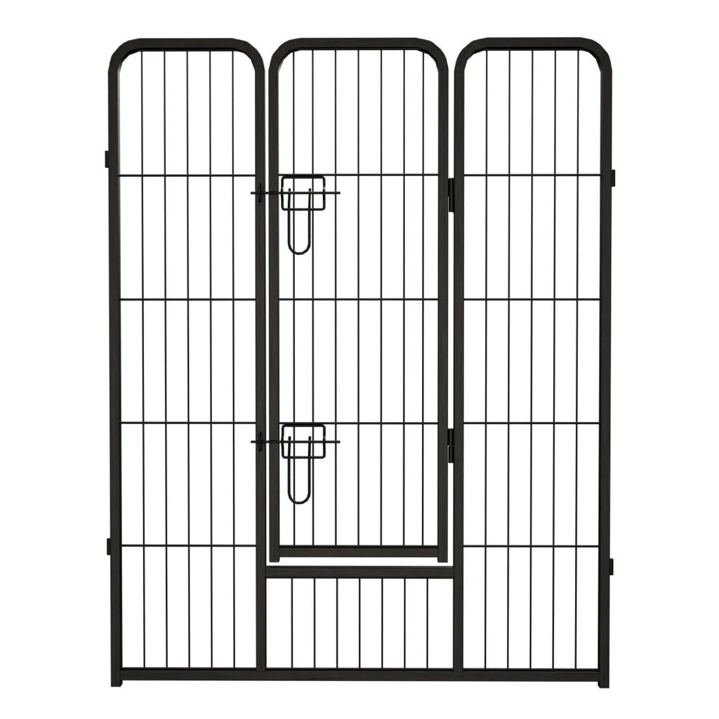 Dog Playpen, 40 Inch 16 Panels Puppy Playpen, Dog Exercise Pen For Large Medium Small Dogs, Foldable Dog Pen With Doors For RV, Camping, Yard - Noventis Home