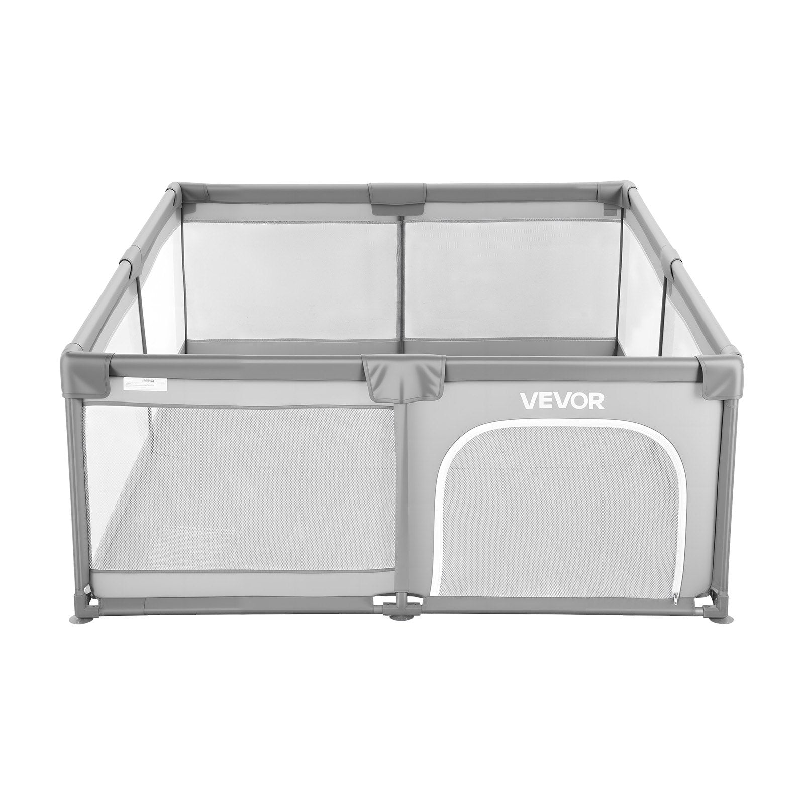 Baby Playpen, 78.7″ X 70.3″ Extra Large Playpen For Babies Toddlers, Indoor/Outdoor Baby Fence Play Yard, No - Gap Safety Activity Center With 50 Ocean Balls, Zippered Door & Soft Breathable Mesh - Noventis Home