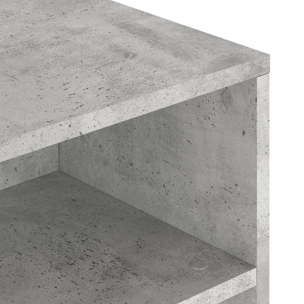 Coffee Table Concrete Grey 90x55x42.5 cm Wood - based material - Noventis Home