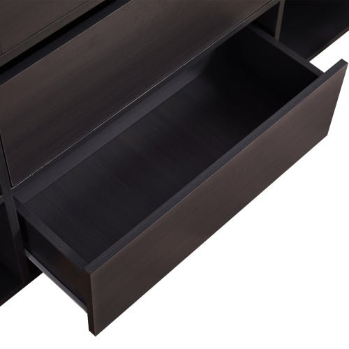 Kinderbed Halfhoogslaper met Opbergruimte, Houten Bed met Lades en Planken, Eenpersoons 90x190 cm, Wit - Alleen Frame - Noventis Home
