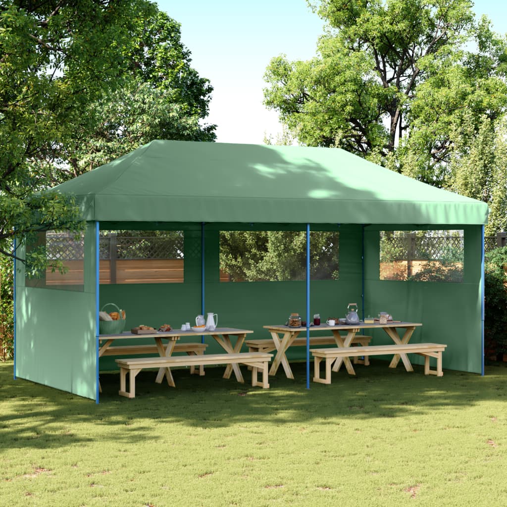 Foldable Pop - Up Party Tent with 3 Side Panels - Noventis Home