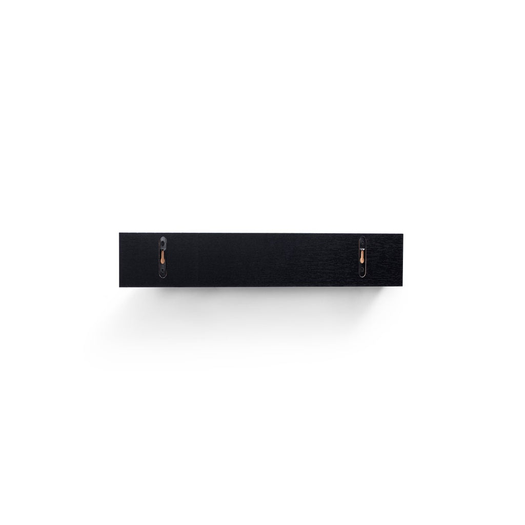 Floating Shelves 18.11 Wall Mounted Wood Shelves For Bathroom, Bedroom, Living Room, Kitchen, Hanging Shelf For Books Storage Decor With Invisible Brackets, Black - Noventis Home