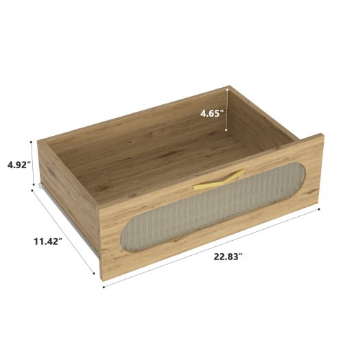 Wooden 6 - drawer Bedroom Vanity - Noventis Home