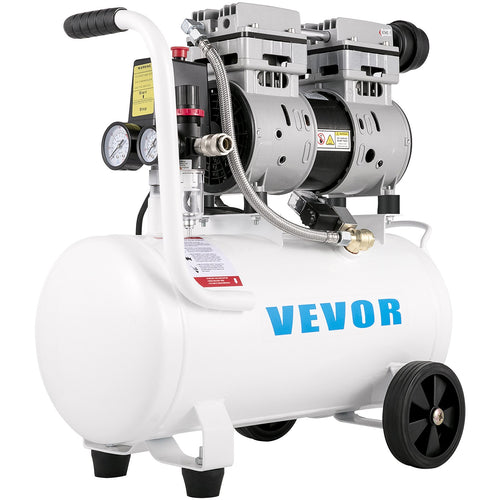 Air Compressor 6.6 Gallon, Portable Air Compressor 1 HP, Oil Free Air Compressor Steel Tank 750W, Pancake Air Compressor 115 PSI, Ultra Quiet Compressor For Home Repair, Tire Inflation - Noventis Home