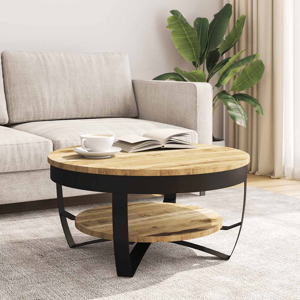 Salontafel Ruw Massief Mangohout - Noventis Home
