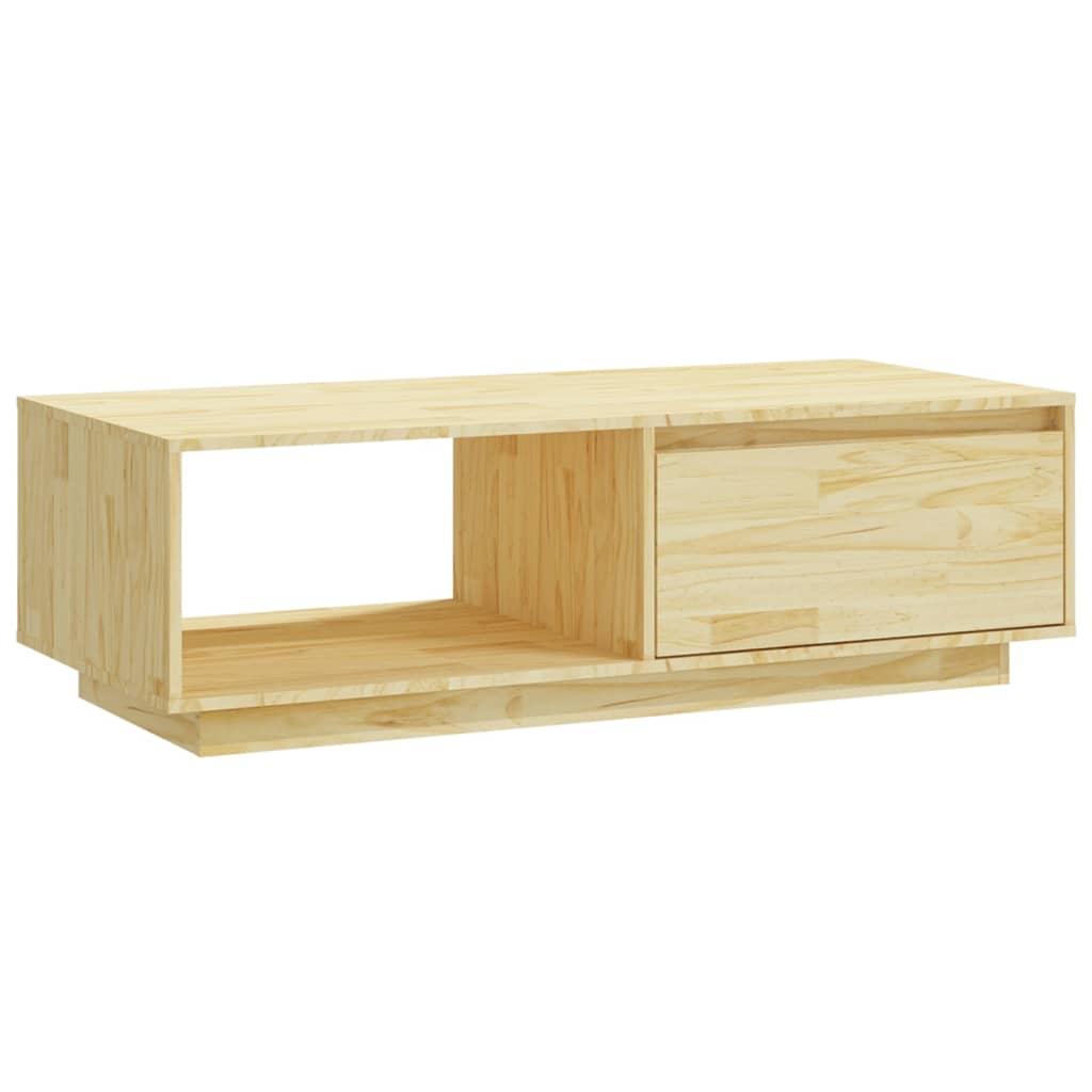 Salontafel 110x50x33,5cm, Massief Grenenhout - Noventis Home