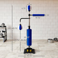 Bokszak Standaard met Reflexbal, Verstelbaar 140 - 205cm, Blauw - Noventis Home