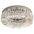 Crystal Ceiling Light Modern Chandeliers Stainless Steel Pendant Lights With Crystal Decorations For Living Room Bedroom Dining Room Hall Silver - Noventis Home
