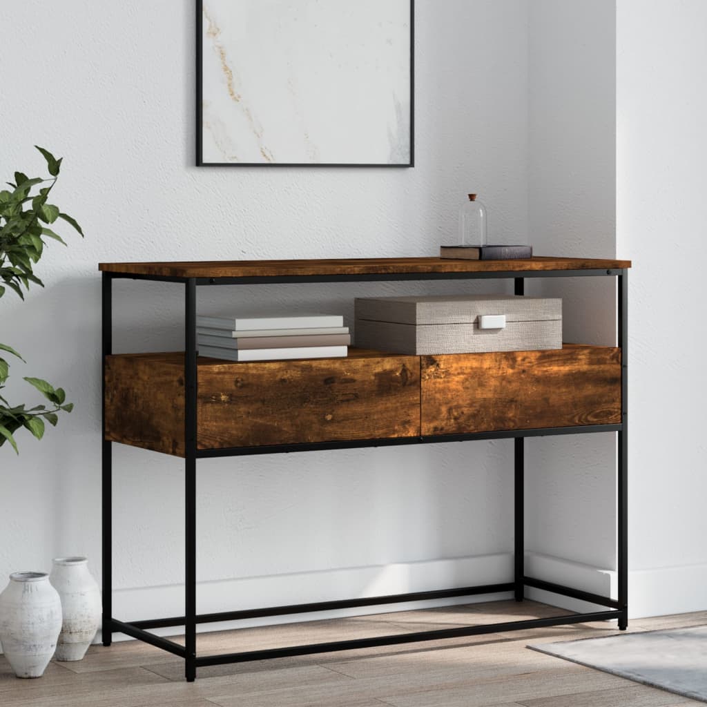 Console Table 100x Wood Material Console Table Sonoma Oak 100x - Noventis Home