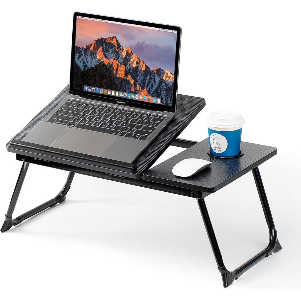 Adjustable Laptop Desk,Bed Computer Desk, Foldable Study Desk, Bedroom, Children's Adjustable Table, Small Coffee Table, Dining Table, Adjustable Solid Wood Writing Desk - Noventis Home