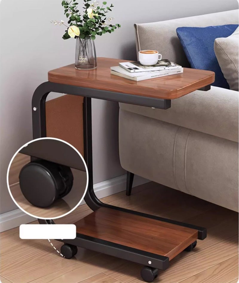 Side Table C Shaped For Sofa Coffee End Tables For Living Room Bedside Tables UK - Noventis Home