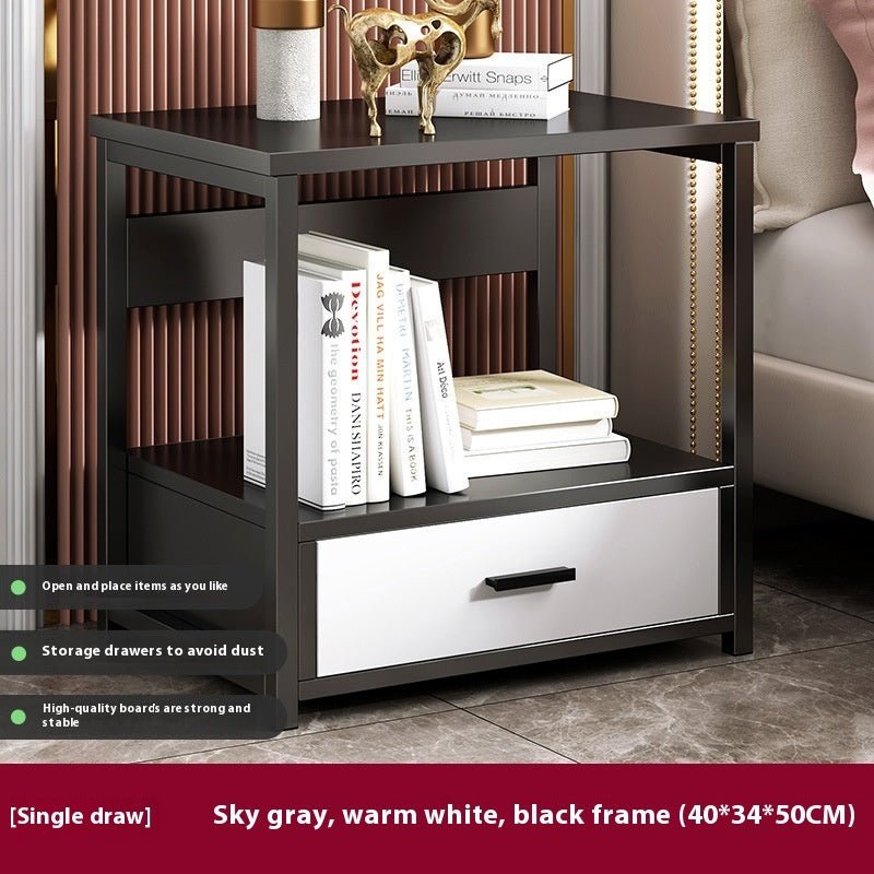 Multifunctional Bedroom Bedside Table Minimalist Bedside Storage Storage Cabinet - Noventis Home