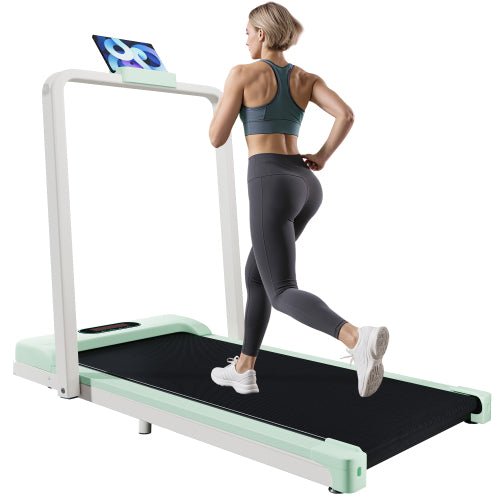 Folding Treadmill For Home Office Use,Under Desk Treadmill,1 - 6KM H, Portable Walking Running Machine With Bluetooth Speaker, Remote Control, LCD Display, Phone Holder. - Noventis Home