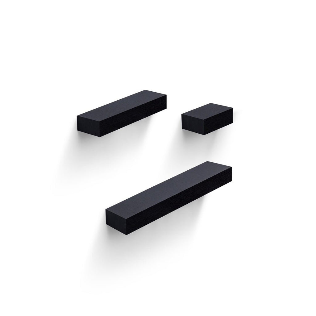 Floating Shelves 31.5 Wall Mounted Wood Shelves For Bathroom, Bedroom, Living Room, Kitchen, Hanging Shelf For Books Storage Decor With Invisible Brackets, Maple - Noventis Home