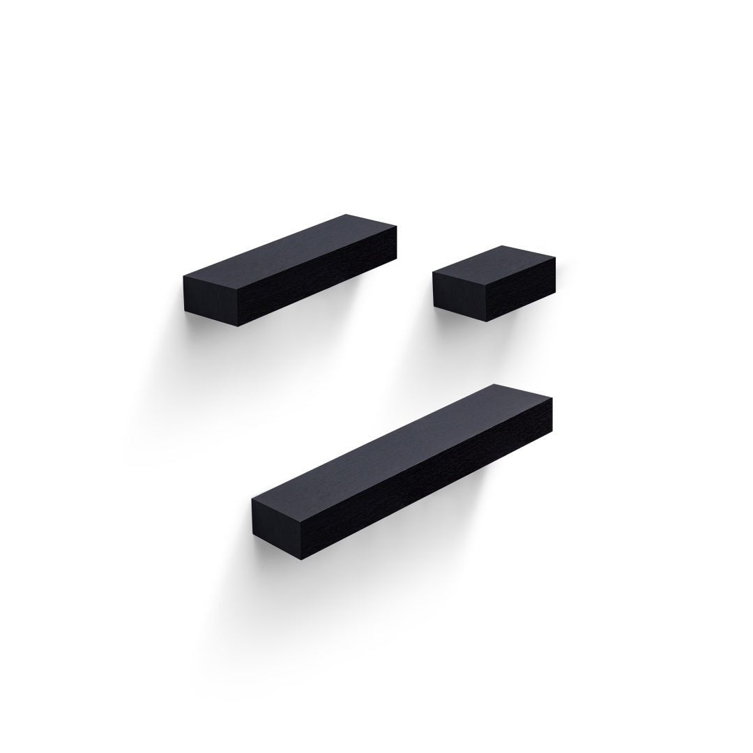 Floating Shelves 31.5 Wall Mounted Wood Shelves For Bathroom, Bedroom, Living Room, Kitchen, Hanging Shelf For Books Storage Decor With Invisible Brackets, Maple - Noventis Home