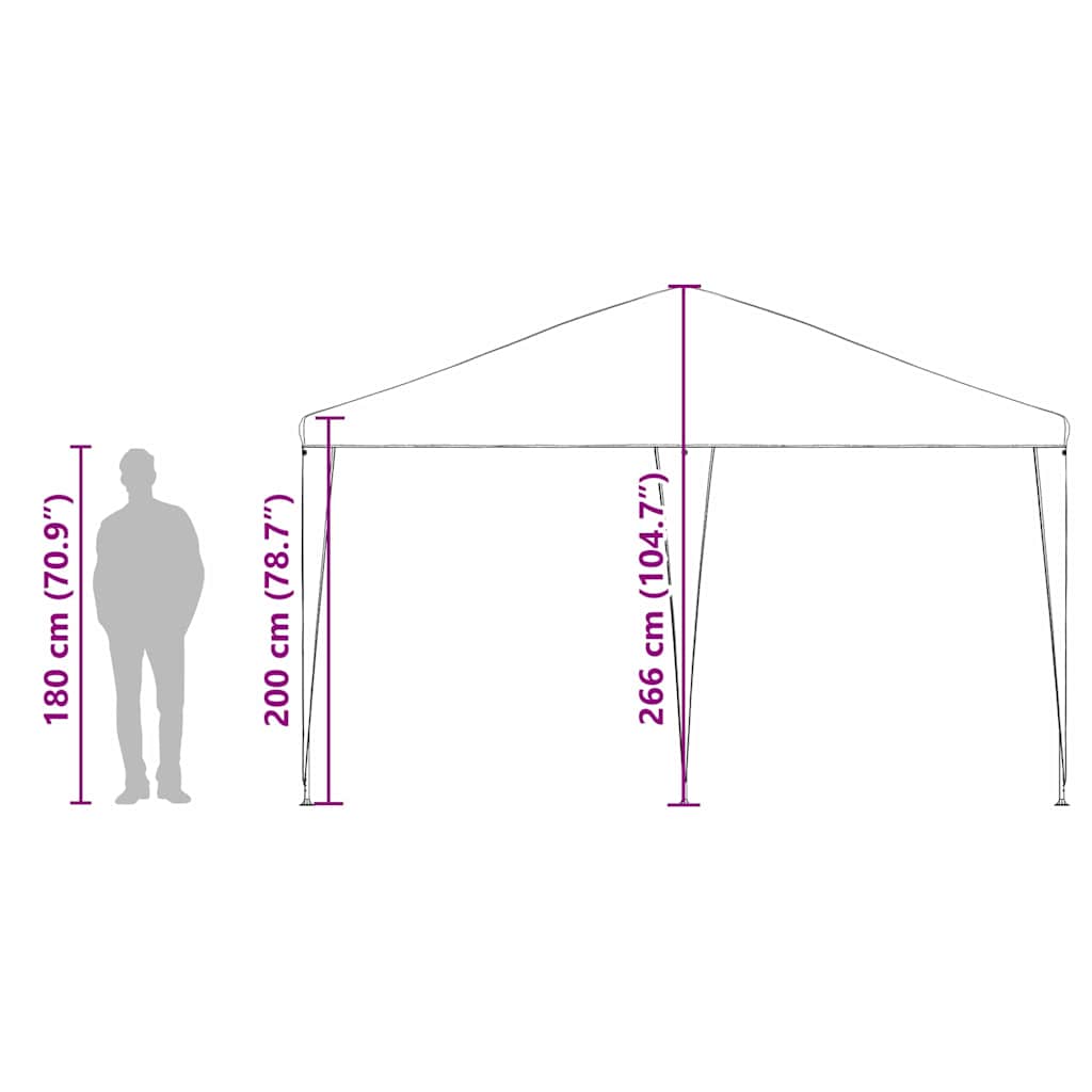 Party Tent 400 x Polyester and Party Tent - Noventis Home