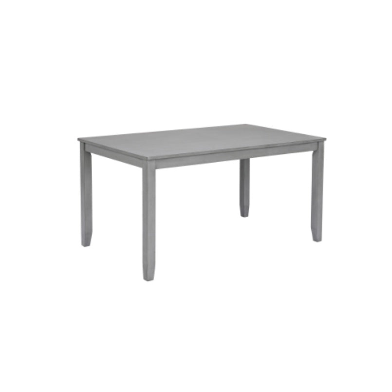 6 Piece Kitchen Dining Set, Rectangular Wooden Dining Table With 4 Upholstered Chairs And A Bench, Dining Table Set For 6 People, Living Room, Home Bar And Kitchen, Gray - Noventis Home