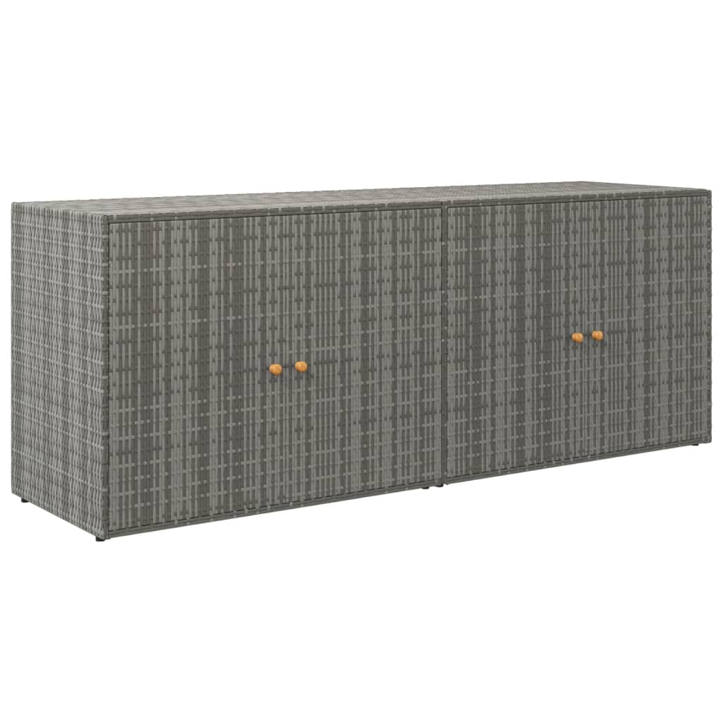 Garden Cabinet 198x55, Poly Rattan - Noventis Home