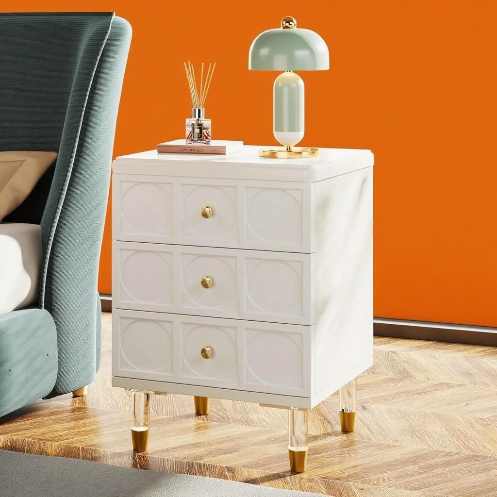 Nightstand Bedside Table - Noventis Home