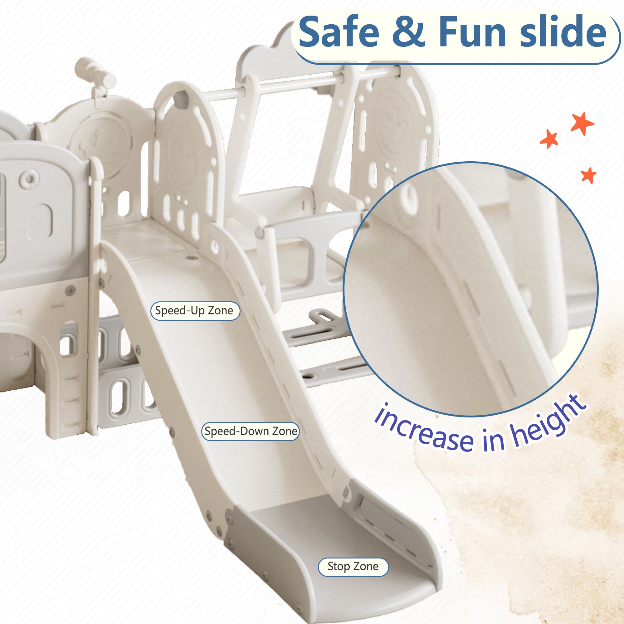 Toddler Slide, Kids Slide For Toddlers Age 1 - 4, 11in 1 Baby Slide Outdoor Indoor Playground With Basketball Hoop And Extra Long Aisle, Strong Swing,Sturdy And Easy Assembly Toddler Playset, Ideal Todd - Noventis Home