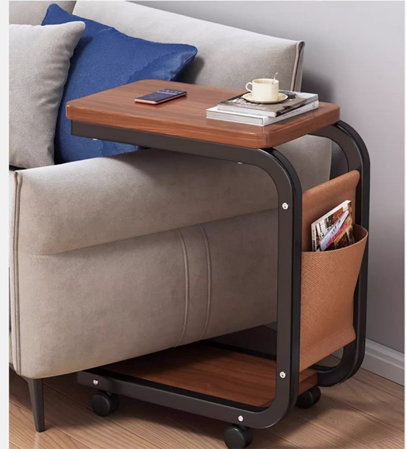 Side Table C Shaped For Sofa Coffee End Tables For Living Room Bedside Tables UK - Noventis Home