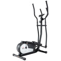 Elliptische Crosstrainer voor Thuis, 8 Magnetische Weerstandsniveaus, LCD - scherm, Hartslagsensor, Zwart - Noventis Home